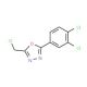 2-(Chloromethyl)-5-(3,4-dichlorophenyl)-1,3,4-oxadiazole (CAS 33575-81-4) - chemical structure image