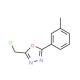 2-(chloromethyl)-5-(3-methylphenyl)-1,3,4-oxadiazole (CAS 24023-73-2) - chemical structure image