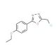 2-(chloromethyl)-5-(4-ethoxyphenyl)-1,3,4-oxadiazole (CAS 36770-19-1) - chemical structure image