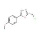 2-(chloromethyl)-5-(4-methoxyphenyl)-1,3,4-oxadiazole (CAS 24023-71-0) - chemical structure image