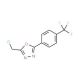 2-(Chloromethyl)-5-[4-(trifluoromethyl)phenyl]-1,3,4-oxadiazole - chemical structure image