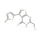 2-(chloromethyl)-5-(5-methylthien-2-yl)thieno[2,3-d]pyrimidin-4(3H)-one - chemical structure image