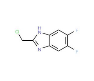 2-(chloromethyl)-5,6-difluoro-1H-benzimidazole - chemical structure image