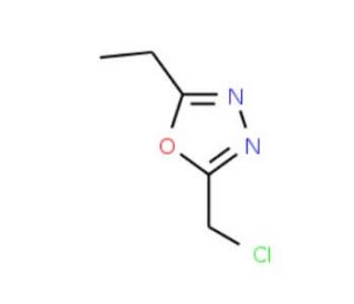2-(chloromethyl)-5-ethyl-1,3,4-oxadiazole (CAS 3914-45-2) - chemical structure image
