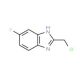 2-(Chloromethyl)-5-fluoro-1H-benzimidazole (CAS 156144-42-2) - chemical structure image