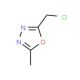 2-(chloromethyl)-5-methyl-1,3,4-oxadiazole (CAS 3914-42-9) - chemical structure image