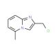 2-(chloromethyl)-5-methylimidazo[1,2-a]pyridine hydrochloride (CAS 502841-51-2) - chemical structure image