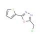 2-(chloromethyl)-5-thien-2-yl-1,3,4-oxadiazole - chemical structure image