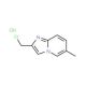 2-(chloromethyl)-6-methylimidazo[1,2-a]pyridine hydrochloride (CAS 118000-40-1) - chemical structure image