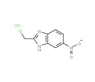 2-(chloromethyl)-6-nitro-1H-benzimidazole hydrochloride - chemical structure image