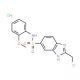 2-(chloromethyl)-N-(2-methoxyphenyl)-1H-benzimidazole-6-sulfonamide hydrochloride - chemical structure image
