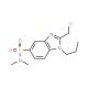 2-(chloromethyl)-N,N-dimethyl-1-propyl-1H-benzimidazole-5-sulfonamide - chemical structure image
