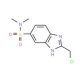 2-(chloromethyl)-N,N-dimethyl-1H-benzimidazole-5-sulfonamide - chemical structure image