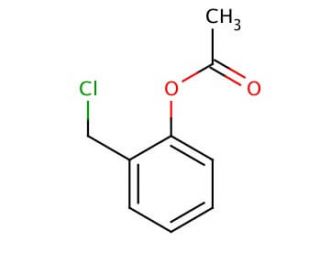 2-(Chloromethyl)phenyl acetate (CAS 15068-08-3) - chemical structure image