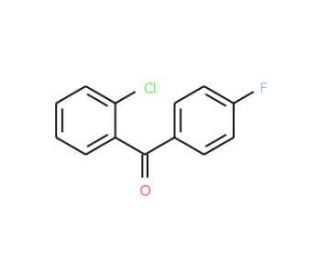 (2-chlorophenyl)(4-fluorophenyl)methanone (CAS 1806-23-1) - chemical structure image