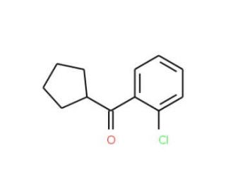 2-Chlorophenyl cyclopentyl ketone (CAS 6740-85-8) - chemical structure image