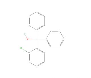 (2-Chlorophenyl)(diphenyl)methanol (CAS 66774-02-5) - chemical structure image