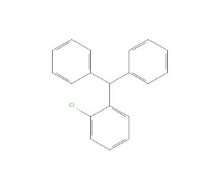 (2-Chlorophenyl)diphenylmethane (CAS 56153-60-7) - chemical structure image