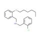 (2-Chlorophenyl)-N-[2-(hexyloxy)benzyl]methanamine - chemical structure image