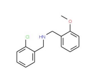 (2-Chlorophenyl)-N-(2-methoxybenzyl)methanamine - chemical structure image