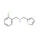 (2-Chlorophenyl)-N-(2-thienylmethyl)methanamine - chemical structure image