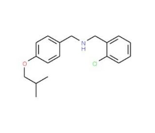(2-Chlorophenyl)-N-(4-isobutoxybenzyl)methanamine - chemical structure image