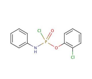2-Chlorophenyl N-phenylchlorophosphoramidate (CAS 69320-80-5) - chemical structure image