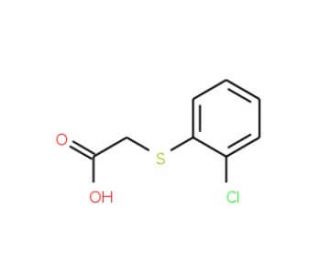 [(2-chlorophenyl)thio]acetic acid (CAS 18619-18-6) - chemical structure image