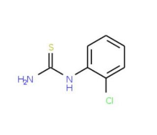 2-Chlorophenylthiourea (CAS 5344-82-1) - chemical structure image