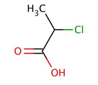 2-Chloropropionic acid (CAS 598-78-7) - chemical structure image