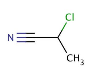 2-Chloropropionitrile (CAS 1617-17-0) - chemical structure image