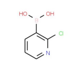 2-Chloropyridine-3-boronic acid (CAS 381248-04-0) - chemical structure image