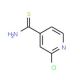 2-chloropyridine-4-carbothioamide - chemical structure image