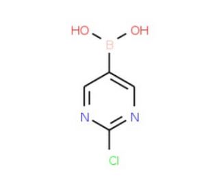 2-Chloropyrimidine-5-boronic acid (CAS 1003845-06-4) - chemical structure image