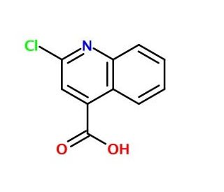 2-chloroquinoline-4-carboxylic acid (CAS 5467-57-2) - chemical structure image