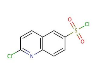 2-Chloroquinoline-6-sulfonyl Chloride (CAS 205055-71-6) - chemical structure image