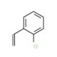 2-Chlorostyrene (CAS 2039-87-4) - chemical structure image