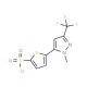 2-(Chlorosulphonyl)-5-[1-methyl-3-(trifluoromethyl)-1H-pyrazol-5-yl]thiophene (CAS 230295-11-1) - chemical structure image