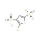 2-Chlorothiophene-3,5-bis(sulfonyl chloride) (CAS 86806-70-4) - chemical structure image