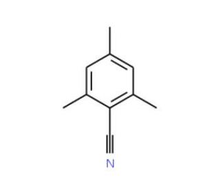 2-Cyano-1,3,5-trimethylbenzene (CAS 2571-52-0) - chemical structure image