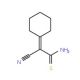 2-cyano-2-cyclohexylideneethanethioamide - chemical structure image