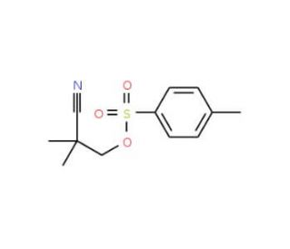 2-Cyano-2-methylpropyl 4-methylbenzenesulfonate - chemical structure image