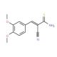 2-Cyano-3-(3,4-dimethoxy-phenyl)-thioacrylamide - chemical structure image