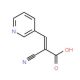 2-Cyano-3-(3-pyridinyl)acrylic acid (CAS 103029-74-9) - chemical structure image