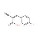 2-Cyano-3-(4-fluoro-phenyl)-acrylic acid - chemical structure image