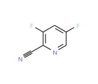 2-Cyano-3,5-difluoropyridine (CAS 298709-29-2) - chemical structure image