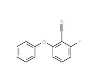 2-Cyano-3-fluorodiphenyl ether (CAS 175204-06-5) - chemical structure image