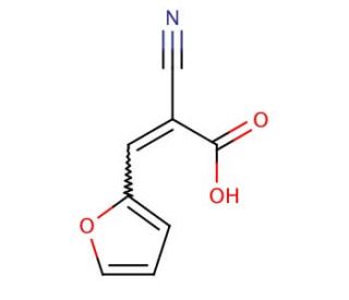 2-Cyano-3-furan-2-yl-acrylic acid - chemical structure image