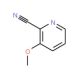 2-Cyano-3-methoxypyridine (CAS 24059-89-0) - chemical structure image