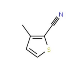 2-Cyano-3-methylthiophene (CAS 55406-13-8) - chemical structure image